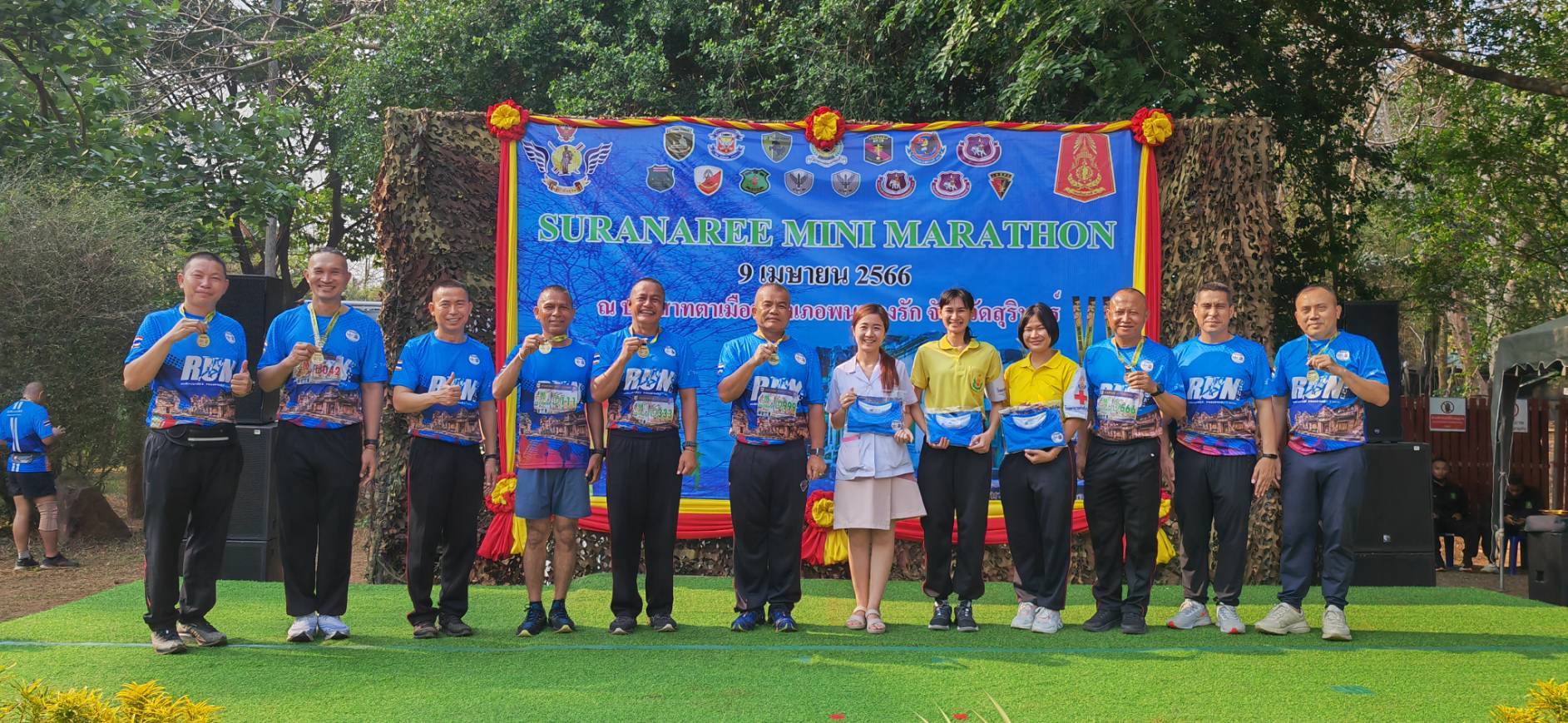 สุรินทร์ กองกำลังสุรนารี จัดการแข่งขันการวิ่งมินิมาราธอน ประจำปี 2566 ชมธรรมชาติ และเยือนปราสาทตาเมือนธม
