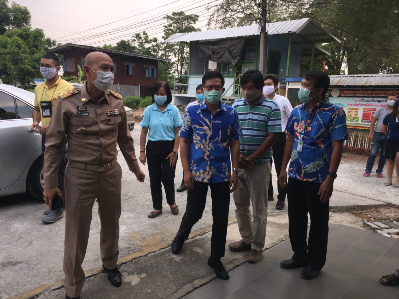 รองผู้ว่าฯอยุธยา ลงพื้นที่เยี่ยมเยือน อปท.ต.โพธิ์เอน ติดตามสถานการณ์การป้องกันโรคโควิด 19 