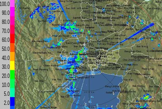 ฝนมาแล้ว! จากนครปฐมจ่อเข้าฝั่งธนฯ