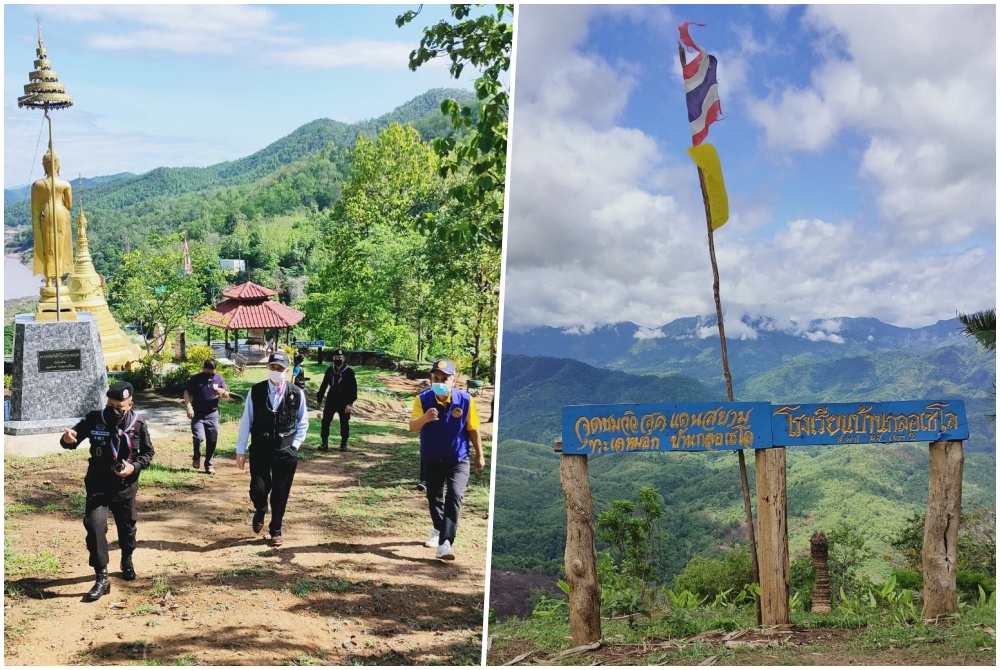 ผู้ว่าฯแม่ฮ่องสอน ลงพื้นที่ต.แม่สามแลบ  ติดตามสถานการณ์ชายแดนไทย-เมียนมา  อ.สบเมย