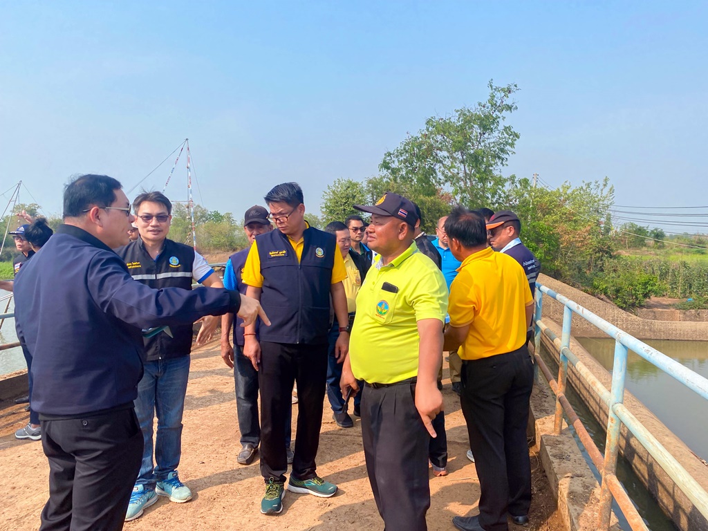 ชป.ขับเคลื่อนโครงการนำร่องพื้นที่ลุ่มต่ำน้ำยัง รองรับน้ำหลากแก้อุทกภัย อ.เสลภูมิ