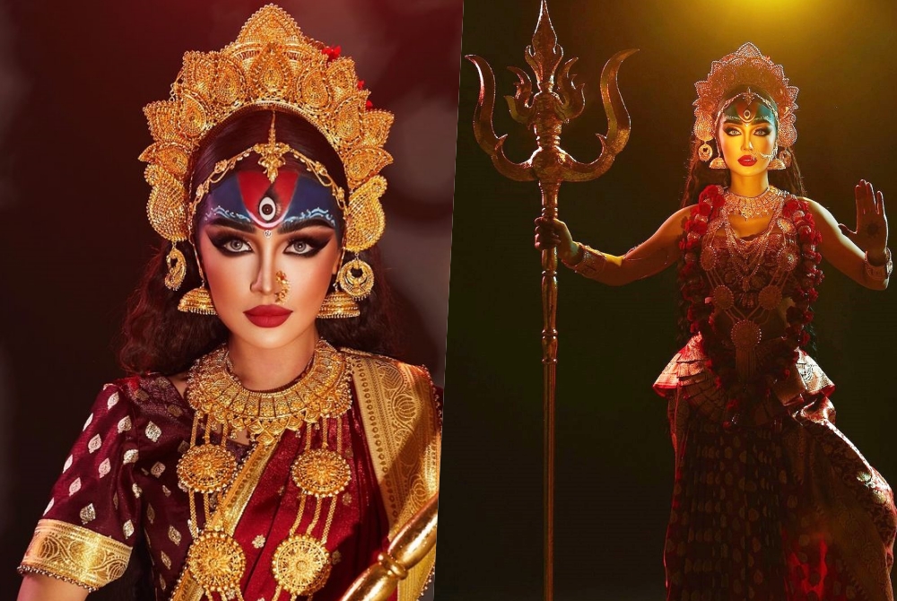 ขนลุก! "กระแต" สวยสะกดจัดเต็มต้อนรับนวราตรี2024