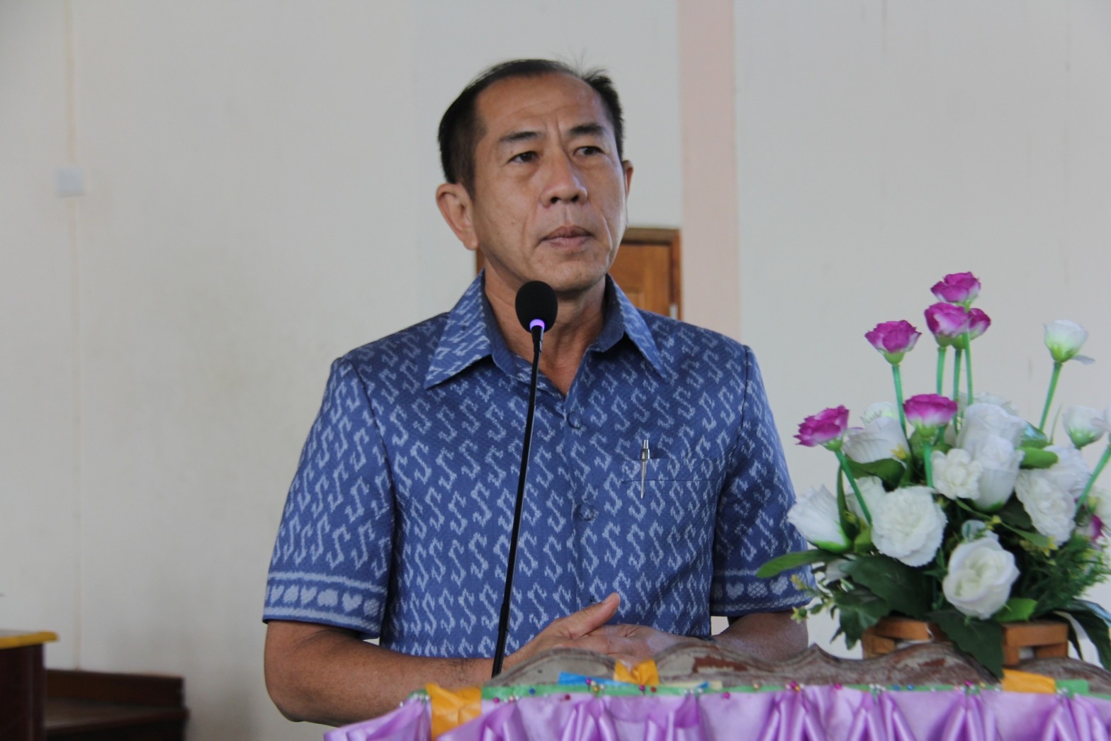 รองผู้ว่าฯศรีสะเกษให้กำลังใจโรงเรียนอนุบาลวัดพระโตประเมินโครงการชีววิถีเพื่อการพัฒนาอย่างยั่งยืน ระดับประเทศ  