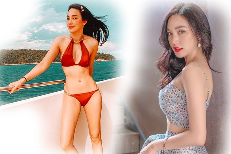  'เมย์'สุดเซ็กซี่ ในบิกินีสีแดงล่องเรือโต้ลมทะเล