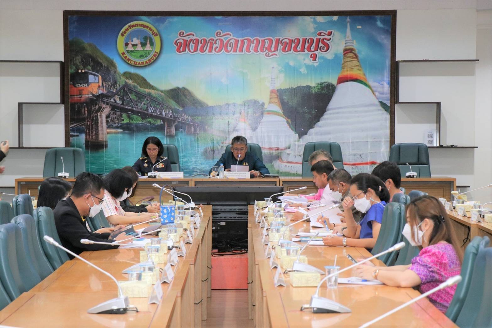 รองผู้ว่าฯ กาญจนบุรี เป็น ปธ.ประชุม คกก.ผลักดันการดำเนินงานตามแผนแม่บทภายใต้ยุทธศาสตร์ชาติ