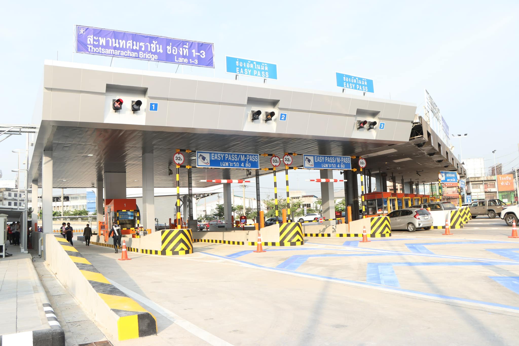 เปิดใช้งานแล้ว "สะพานทศมราชัน" แก้ปัญหาจราจรพระราม 2-ทางด่วน
