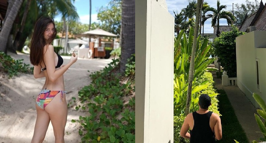 'มารีญา'ใส่ชุดว่ายน้ำเที่ยวทะเล แต่ชาวเน็ตโฟกัสรูปชายหนุ่มยืนหันหลัง ลุ้นเป็น'วรรณสิงห์'