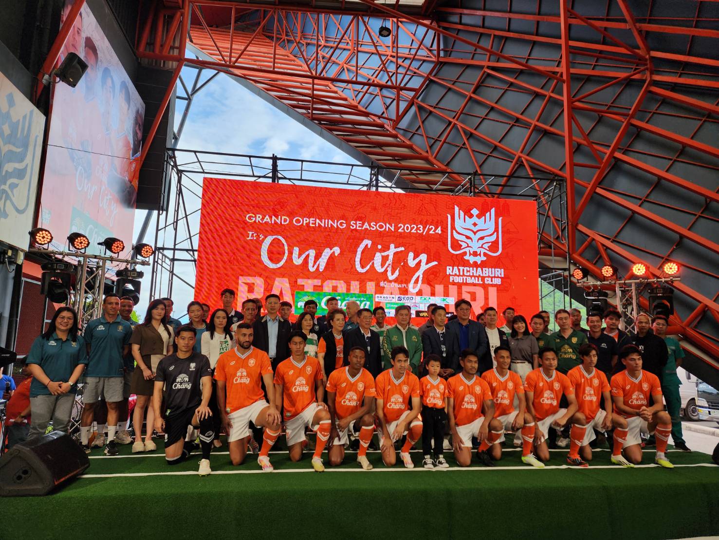 เปิดตัวสโมสรฟุตบอลราชบุรี เอฟซี สู้ศึกรีโว่ ไทยลีก 1 ประจำฤดูกาล  2023/2024