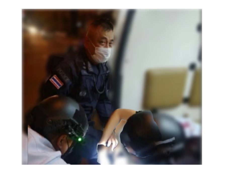 ผบ.เหตุการณ์คุมชุมนุมแยกดินแดงโดนวัตถุปริศนายิงต้นขาขวา