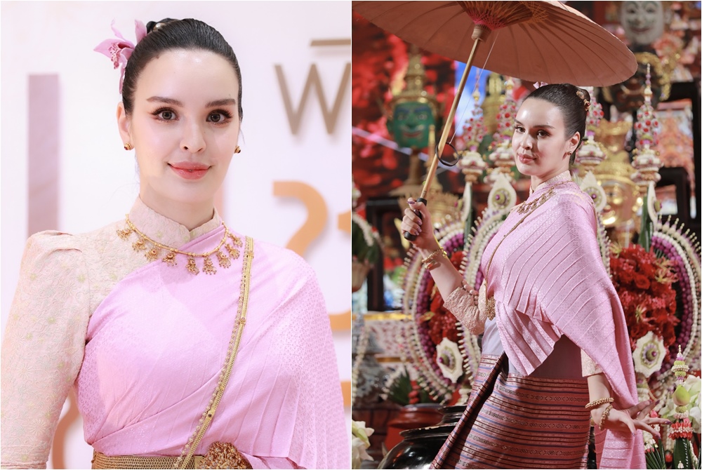 สวยจึ้ง! นิต้า  โชว์สกิลนางสาวไทยสุดอ่อนช้อย นำรำถวาย “พิธีล้านนาสืบชะตาบูชาดวง”