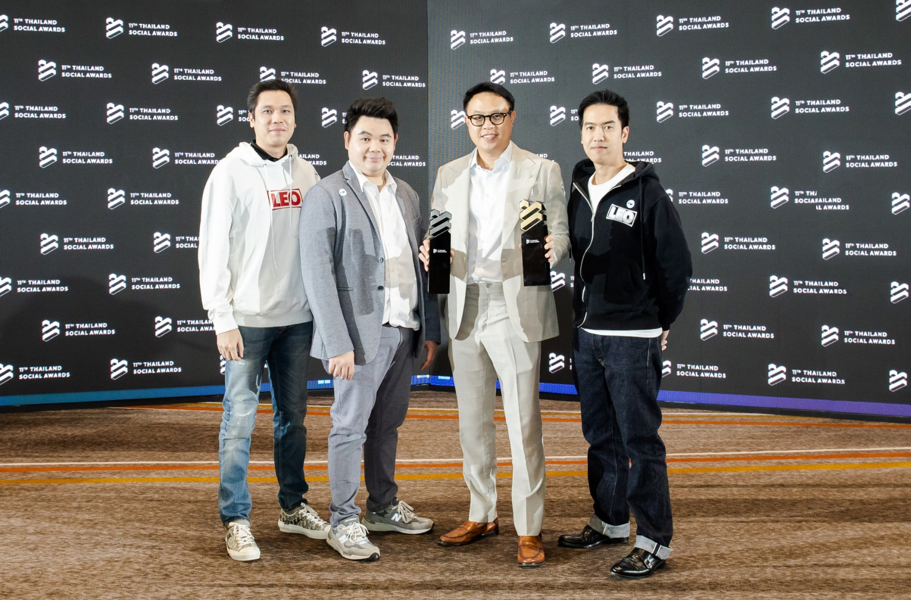 “ลีโอ” คว้า 2 รางวัล แบรนด์ยอดเยี่ยมและสุดยอดช่องแบรนด์ LEO Thailand เวที Thailand Social Awards 2023