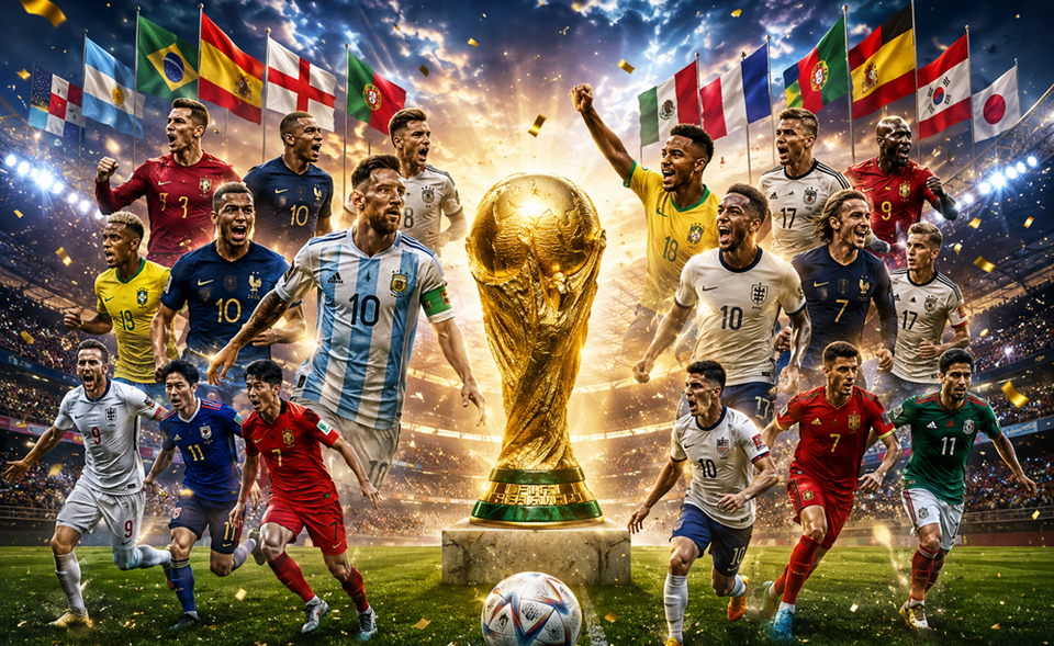 คอบอลห้ามกะพริบตา! เปิดศึกเวิลด์คัพ 2026 นัดแรก “บิ๊กแมตช์” อังกฤษ-โครเอเชีย, เนเธอร์แลนด์-ญี่ปุ่น, บราซิล-โมร็อกโก