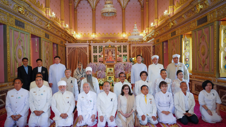 กรมการศาสนานำคณะผู้นำศาสนา 5 ศาสนา ร่วมถวายสักการะสมเด็จพระสังฆราช เนื่องในโอกาสฉลองพระชนมายุ 99 พรรษา
