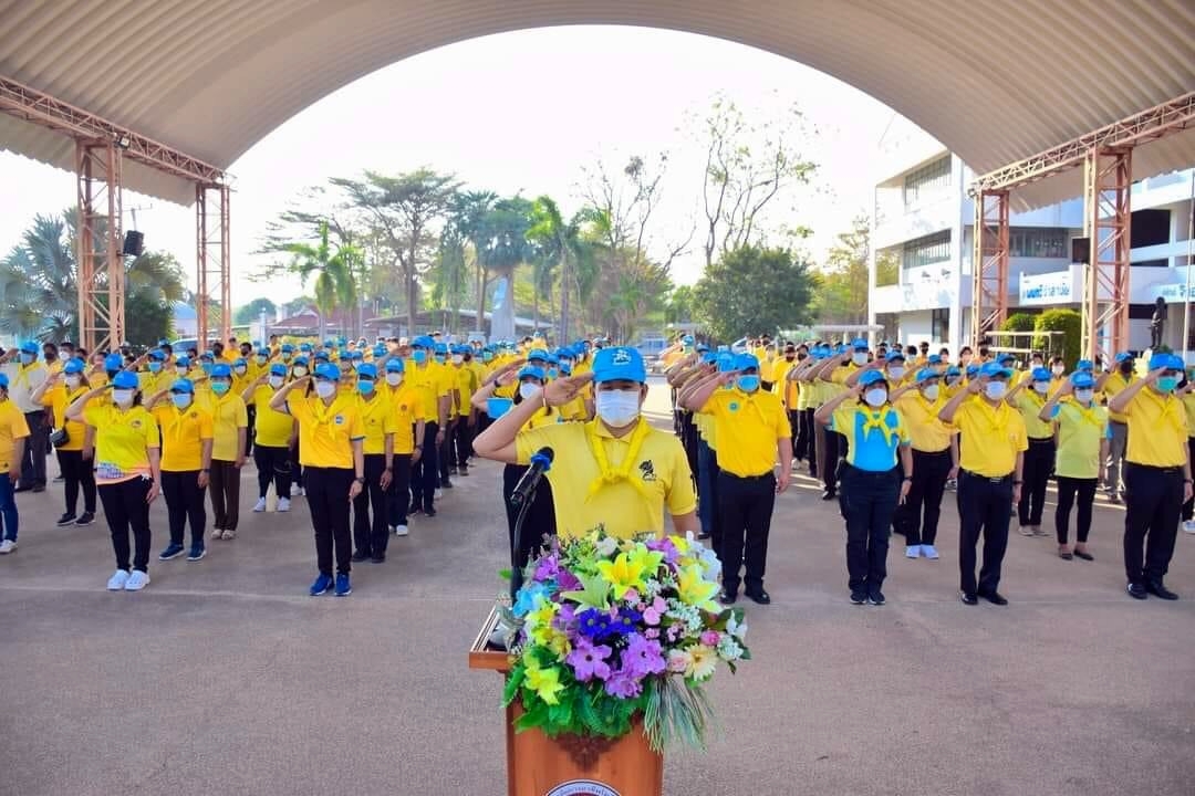 โครงการส่งน้ำฯยางมณี บูรณาการอำเภอโพธิ์ทอง ร่วมทำความสะอาดคลองส่งน้ำสายใหญ่ 1 ขวา 