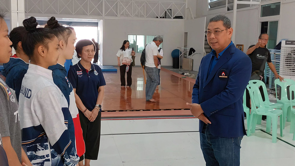 "ดร.ณัฏฐ์" เยี่ยมชมการฝึกซ้อม "ยิมนาสติกส์" โชว์ความเข้มแข็ง  ตั้งชัดคว้า 5 เหรียญทอง ศีกซีเกมส์ ครั้งที่ 33