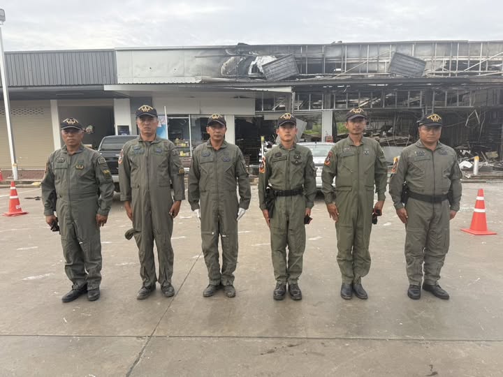 กองทัพภาคที่2 และตำรวจตระเวนชายแดนภาค 2 เร่งดำเนินการเข้าเก็บกู้วัตถุระเบิด ที่ตกค้าง ที่ปั้มน้ำมัน พื้นที่บ้านผือ จ.ศรีสะเกษ