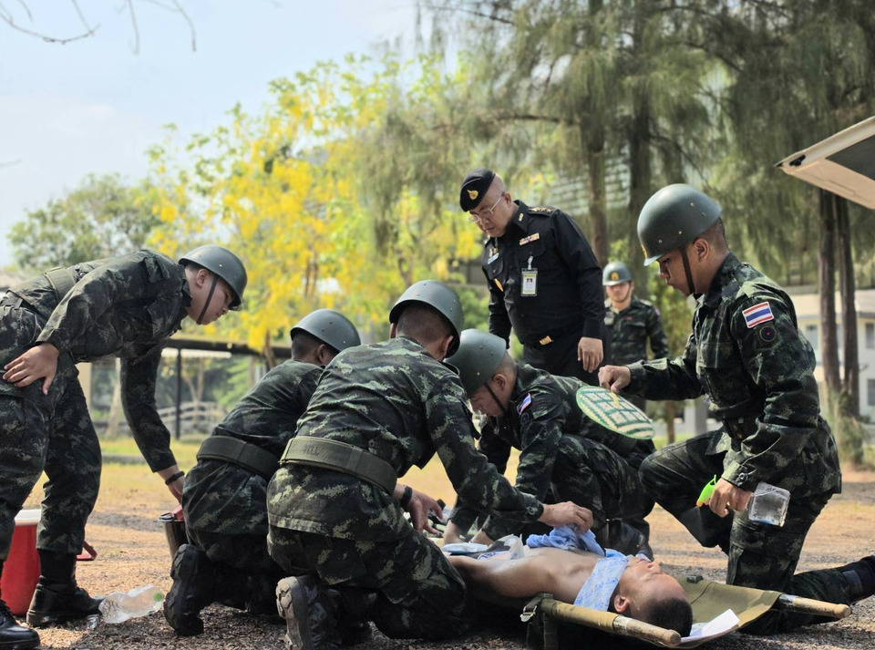 กองทัพบกเข้ม! ซ้อมแผนรับมือ Heat Stroke ดูแล “น้องคนเล็ก” ทหารใหม่ ปลอดภัยทุกการฝึก 