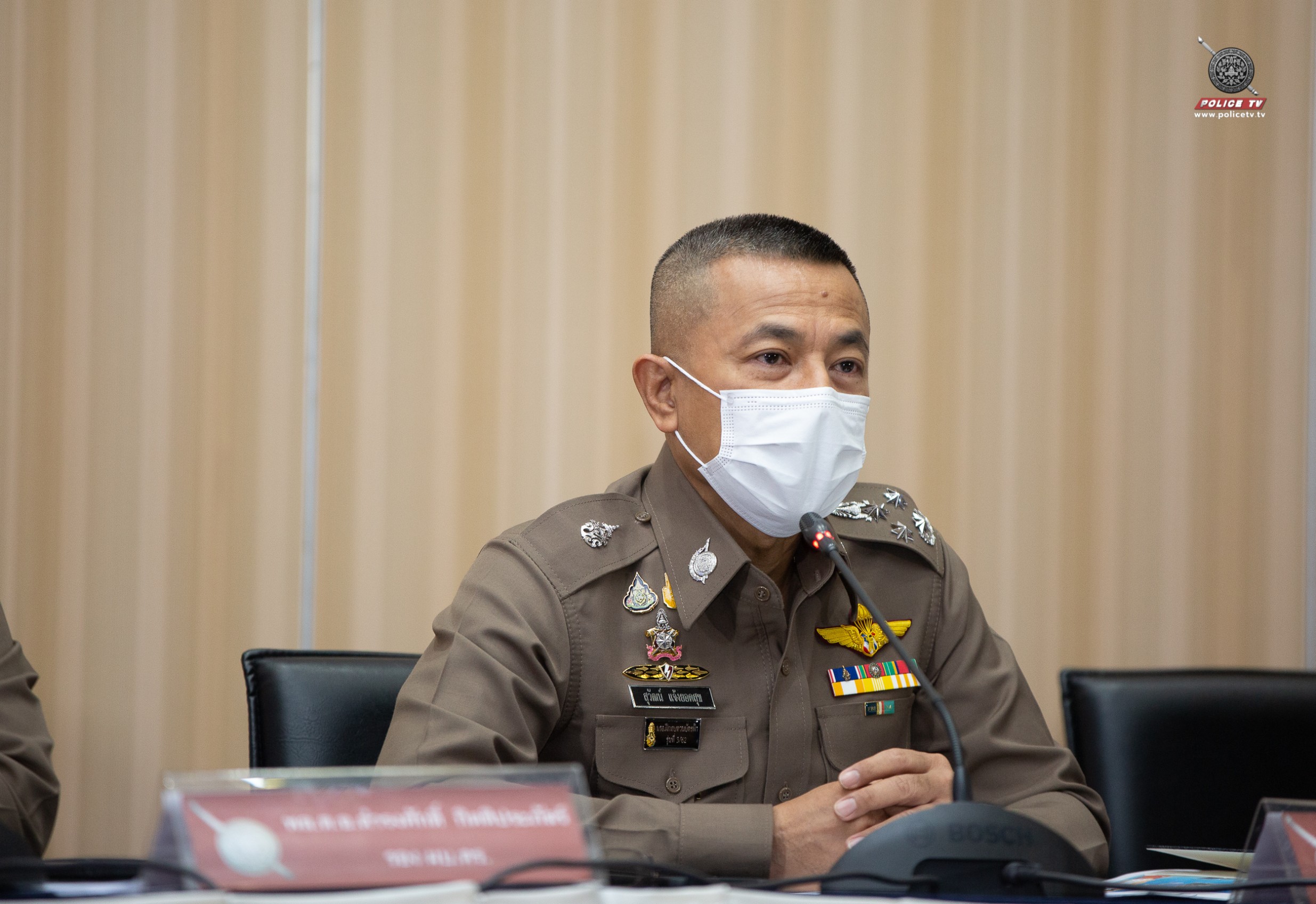 ผบ.ตร.แถลงข่าวจับกุมเครือข่ายขบวนการค้ายาเสพติดรายใหญ่