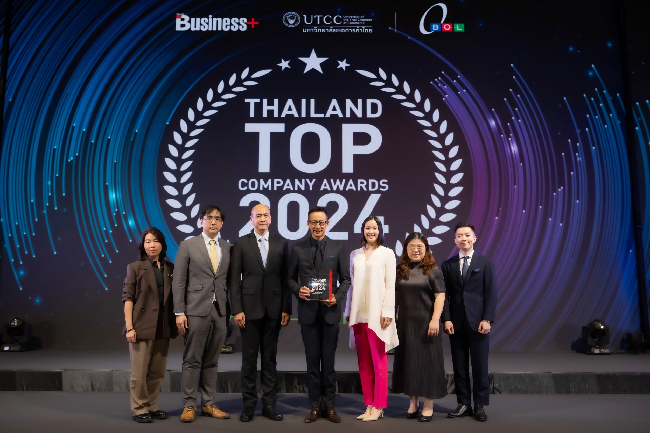 เมืองไทยประกันชีวิต รับรางวัลสุดยอดองค์กรธุรกิจไทย  “THAILAND TOP COMPANY AWARDS 2024” ต่อเนื่องปีที่ 6