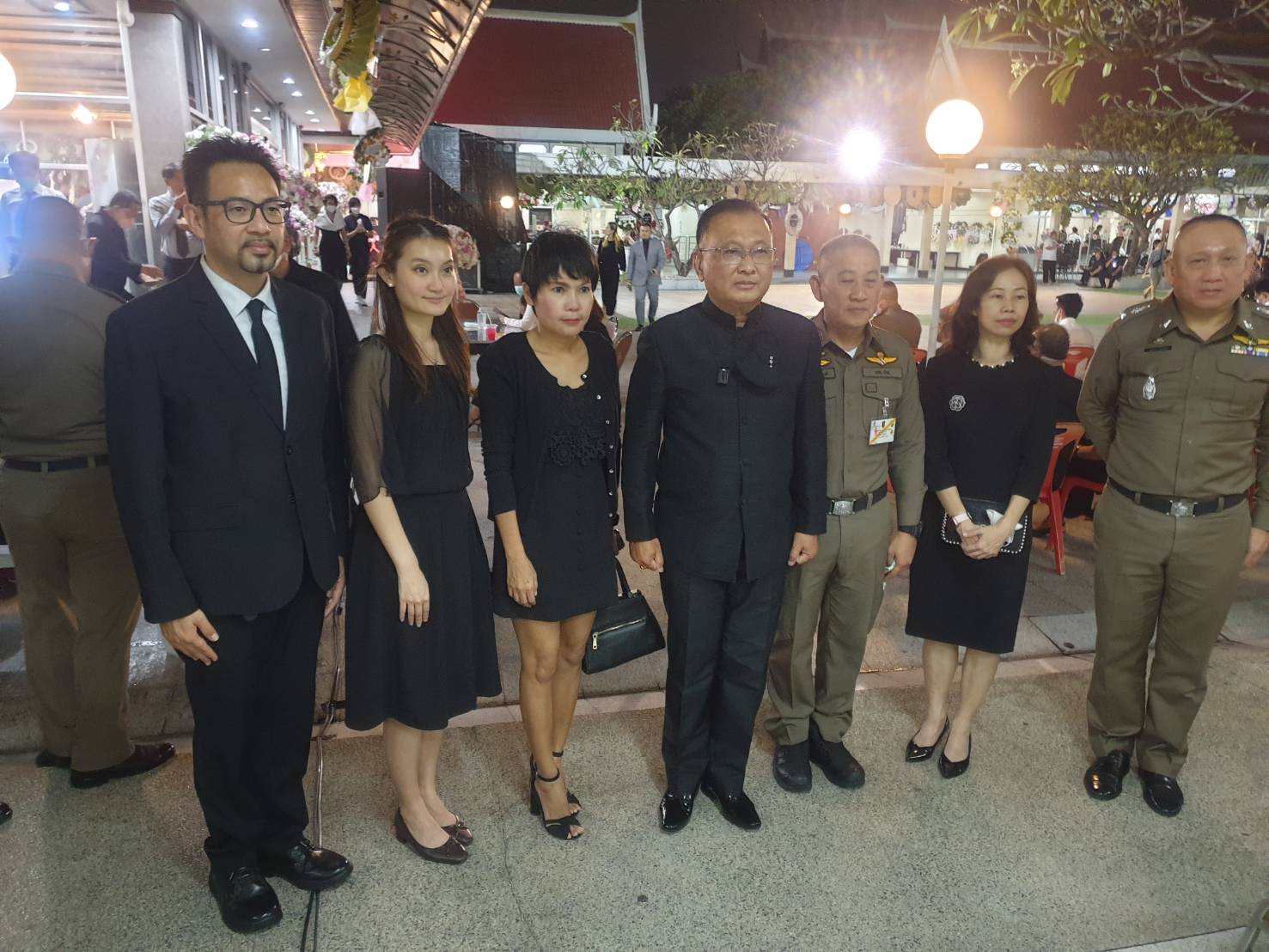 รอง ผบก.ปพ.- รองผกก.สส.ร่วมฟัง สวดอภิธรรมศพ คุณแม่สมจิตต์ คล้ายคลึง