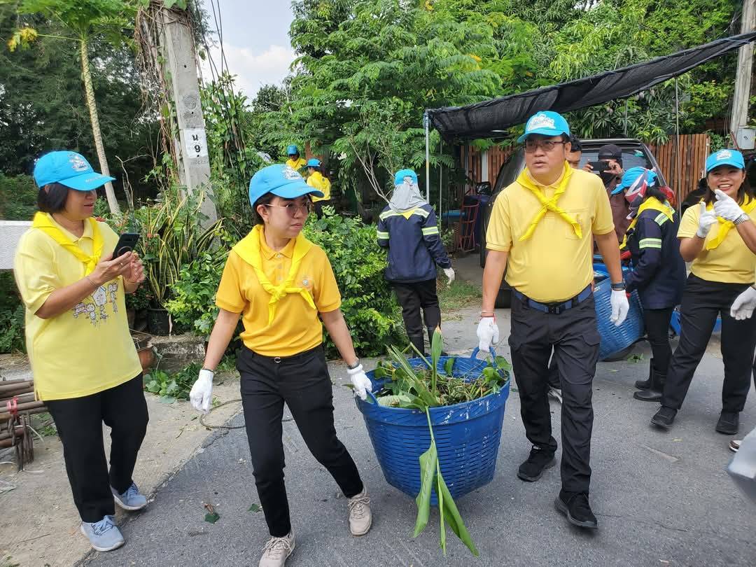 เขตดอนเมืองจัดกิจกรรมจิตอาสาพระราชทาน เราทำความดีด้วยหัวใจ