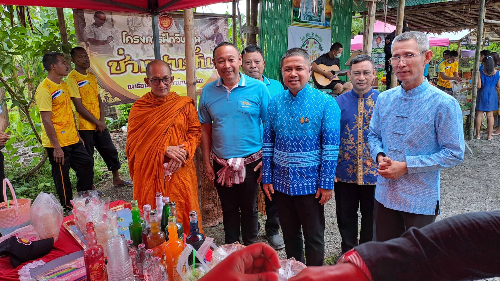เรือนจำพังงาร่วมปลูกข้าวไร่ดอกข่าเฉลิมพระเกียรติสมเด็จพระบรมราชชนนีพันปีหลวง 