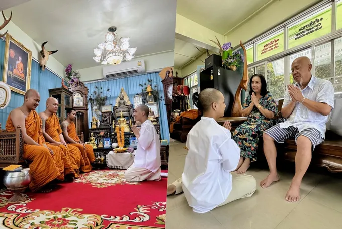 "ลุกซ์" น้องใบเตย ลาสิกขาแล้ว ขอบคุณคนบนฟ้าที่ทำให้มีโอกาสห่มจีวร