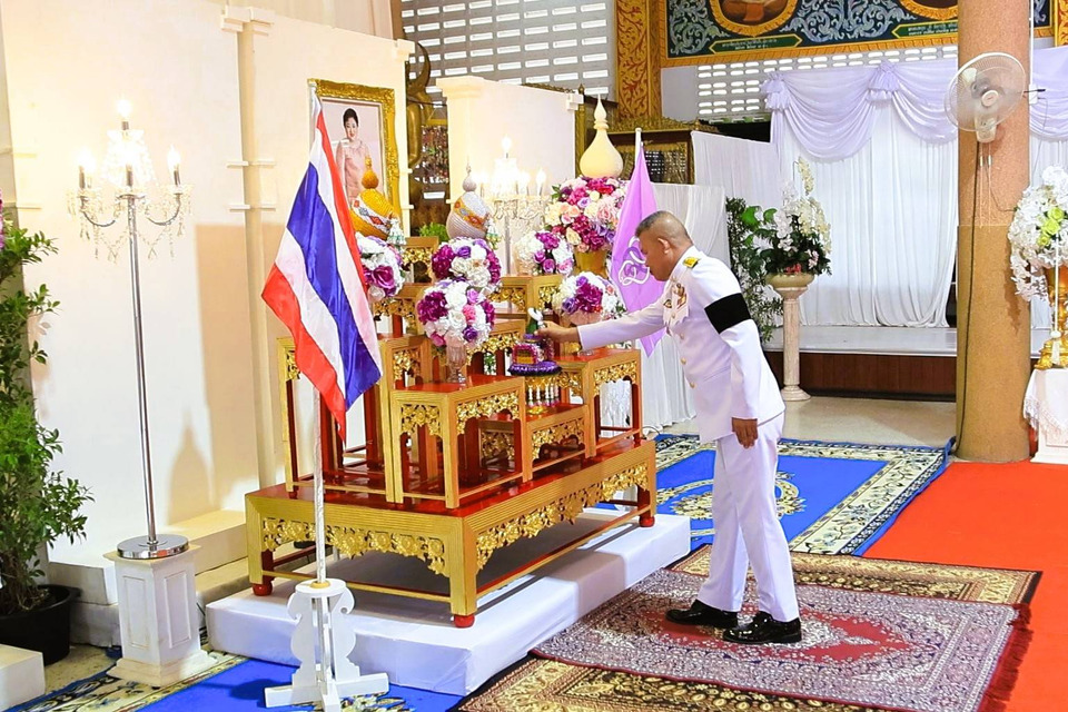 ลพบุรีจัดพิธีเจริญพระพุทธมนต์ ถวายพระราชกุศลวันคล้ายวันประสูติพระองค์เจ้าโสมสวลีฯ 