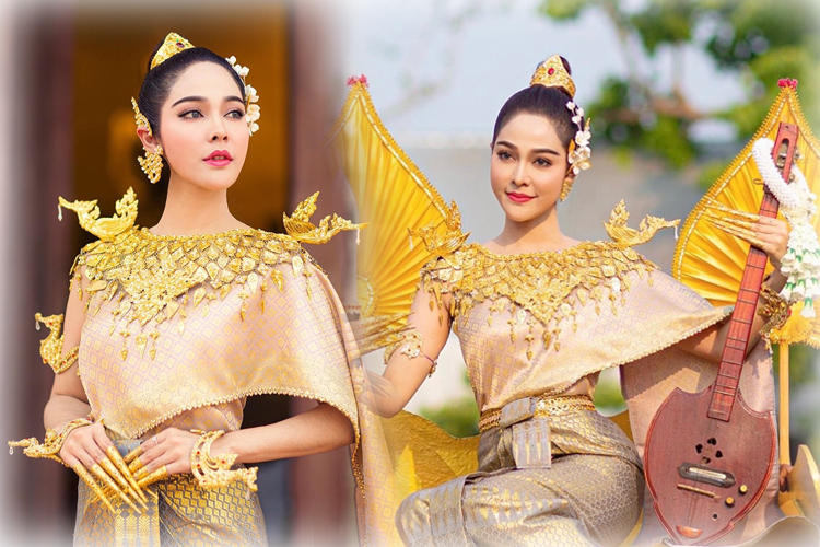  สวย สง่างาม จูน-นาตาชา นำขบวนแห่นางสงกรานต์ ปี 2566