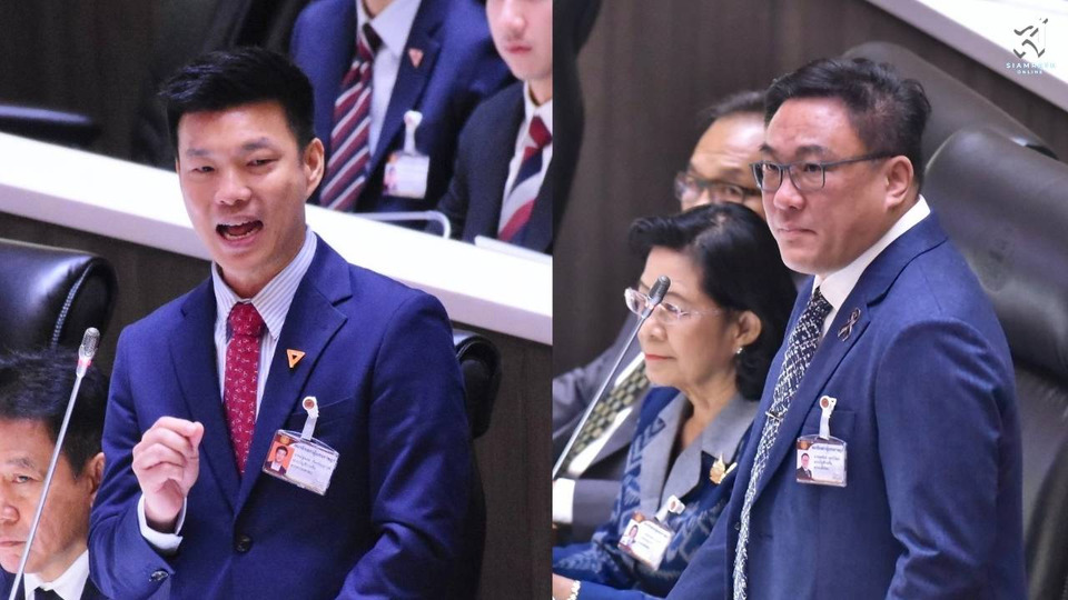 เดือดแต่เช้า ! "เท้ง" แฉ “รัฐบาลภูมิใจไทย” กุมอำนาจเบ็ดเสร็จ ซัด "เพื่อไทย" ขายวิญญาณ  “จุลพันธ์” ประท้วงให้ถอนคำพูด