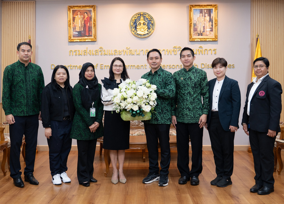 ไอแบงก์ร่วมแสดงความยินดี อธิบดีกรมส่งเสริมและพัฒนาคุณภาพชีวิตคนพิการ เนื่องในโอกาสเข้ารับตำแหน่งใหม่ 