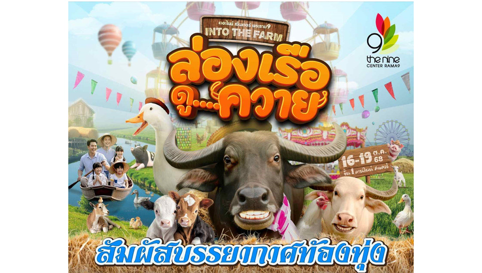 เดอะไนน์ พระราม 9 ชวนเด็กๆ เรียนรู้วิถีชาวนา ปลูกผักอินทรีย์ งาน INTO THE FARM