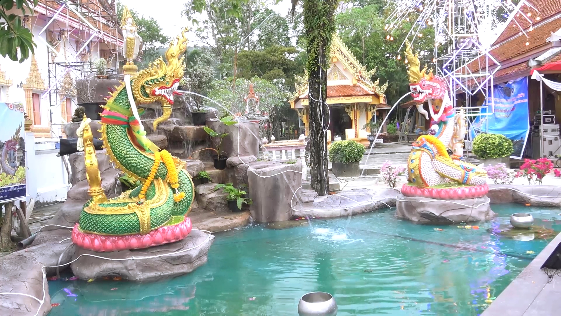 สีสัน! แห่สักการะ "พ่อปู่ศรีสุทโธ-แม่ย่าศรีปทุมมา" วัดดังสงขลา