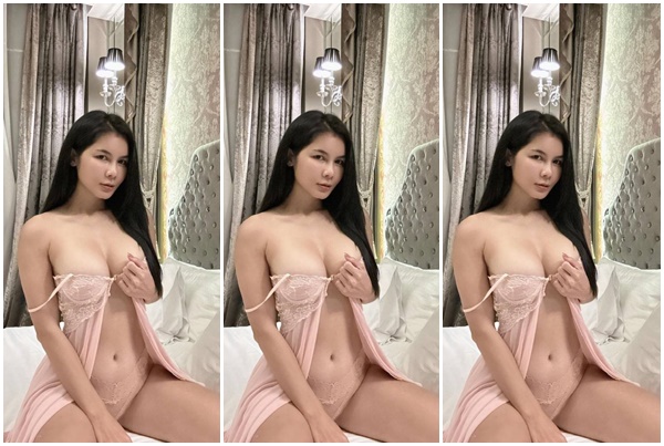 ช็อตเดียวเอาอยู่!! "แน๊ต เกศริน" อวดชุดนอนไม่ได้นอนสุดหวิว