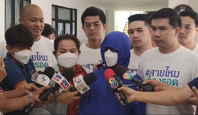 สายไหมต้องรอดนําผู้เสียหายร้อง "บิ๊กโจ๊ก" กรณีน้องสาวผูกคอตาย เหตุรู้ความลับธุรกิจสีเทาสามีชาวแคนาดา