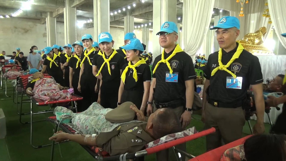 ร้อยเอ็ดจัดโครงการจิตอาสาบริจาคโลหิต ถวายเป็นพระราชกุศล สืบสาน “เราทำความ ดี ด้วยหัวใจ” 