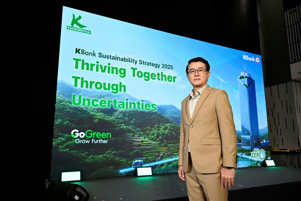 กสิกรไทยปรับยุทธศาสตร์ความยั่งยืนใหม่ เพิ่มเป้าสนับสนุนสินเชื่อสีเขียวแตะ 5 แสนล้านในปี 2573