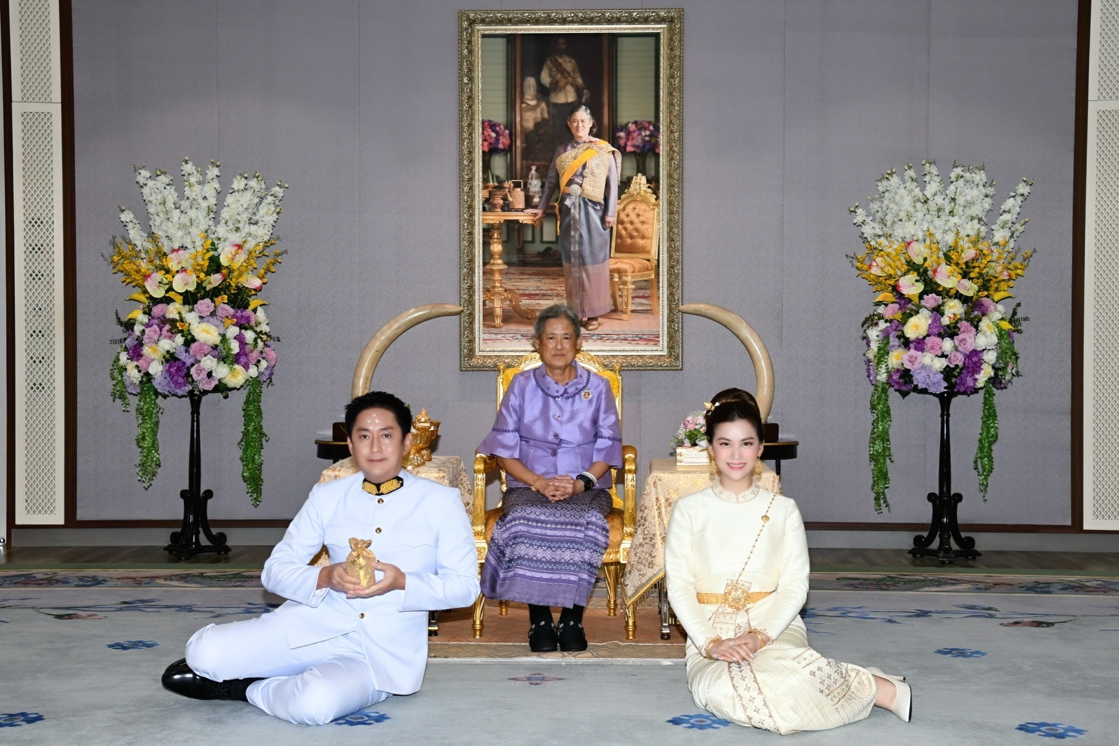  สมเด็จพระเทพฯ พระราชทานพิธีสมรส ‘วิสุทธิ์–จิรกิติยา’ ณ วังสระปทุม 6 พ.ค. 2568”