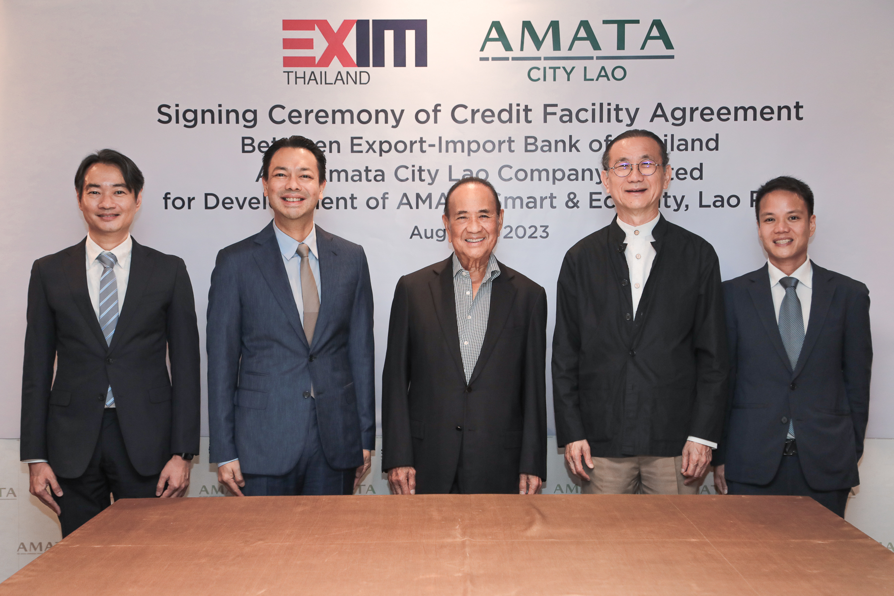 "EXIM BANK" สนับสนุนทางการเงิน AMATA City Lao สร้างเมืองอุตสาหกรรมอัจฉริยะใน สปป.ลาว