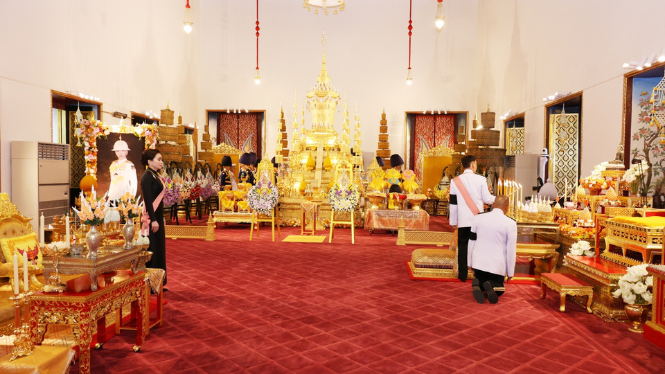 “ในหลวง-พระราชินี” ทรงบำเพ็ญพระราชกุศลปัณรสมวาร (15 วัน) พระราชทานพระศพ “เจ้าฟ้าพัชรกิติยาภาฯ”