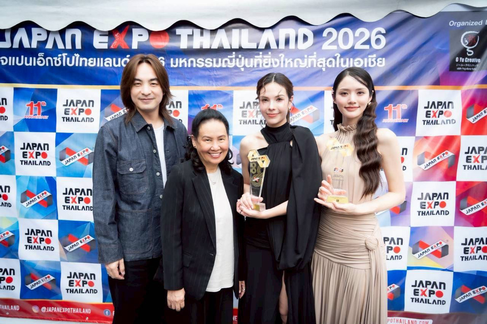 'ลูกหมี - ซอนญ่า'  คว้ารางวัลนักแสดงผู้สานสัมพันธ์ระหว่างไทย-ญี่ปุ่น ฝ่ายหญิง ในงาน JAPAN EXPO THAILAND AWARD 2026