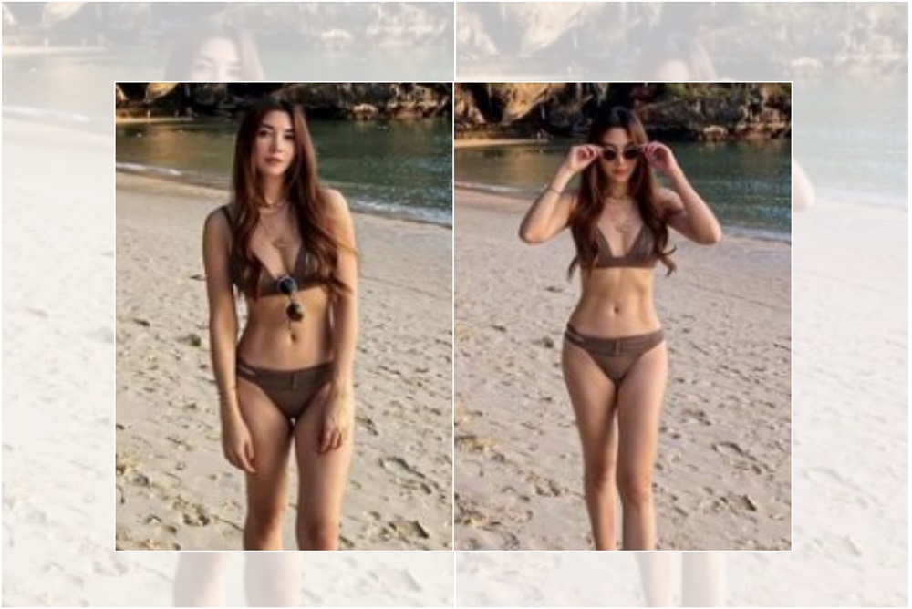 เล็กพริกขี้หนู!  "วุ้นเส้น" อวดหุ่นสวยในชุดบิกินี