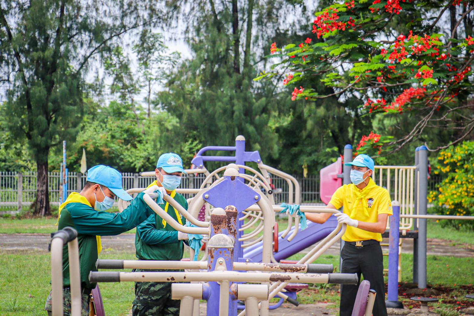 ทหารปืนใหญ่ จ.อุดรธานี จัดกิจกรรม “จิตอาสาพัฒนาโรงเรียน” โรงเรียนบ้านหนองตะไก้ ต.หนองไผ่ อ.เมืองอุดรธานี