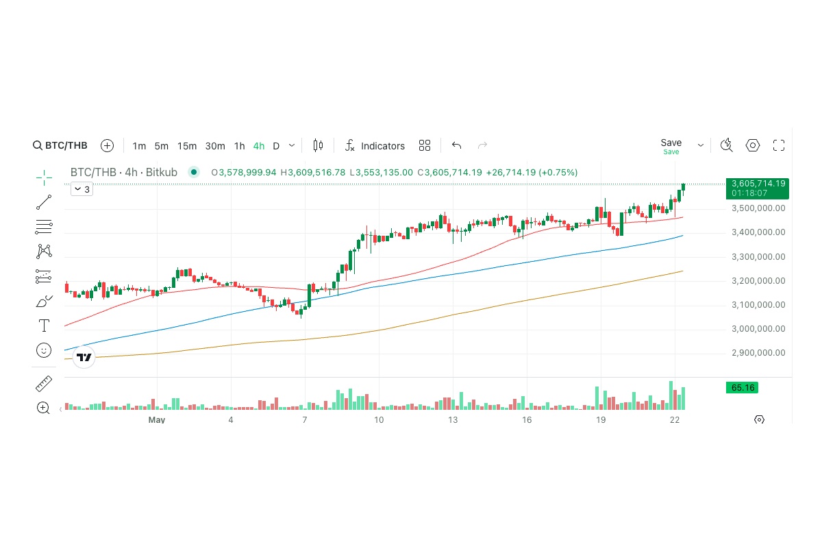 Bitcoin ทะลุ 110,000 ดอลลาร์! สร้างสถิติใหม่รับ Bitcoin Pizza Day ราคาบน Bitkub พุ่งแตะ 3.6 ล้าน