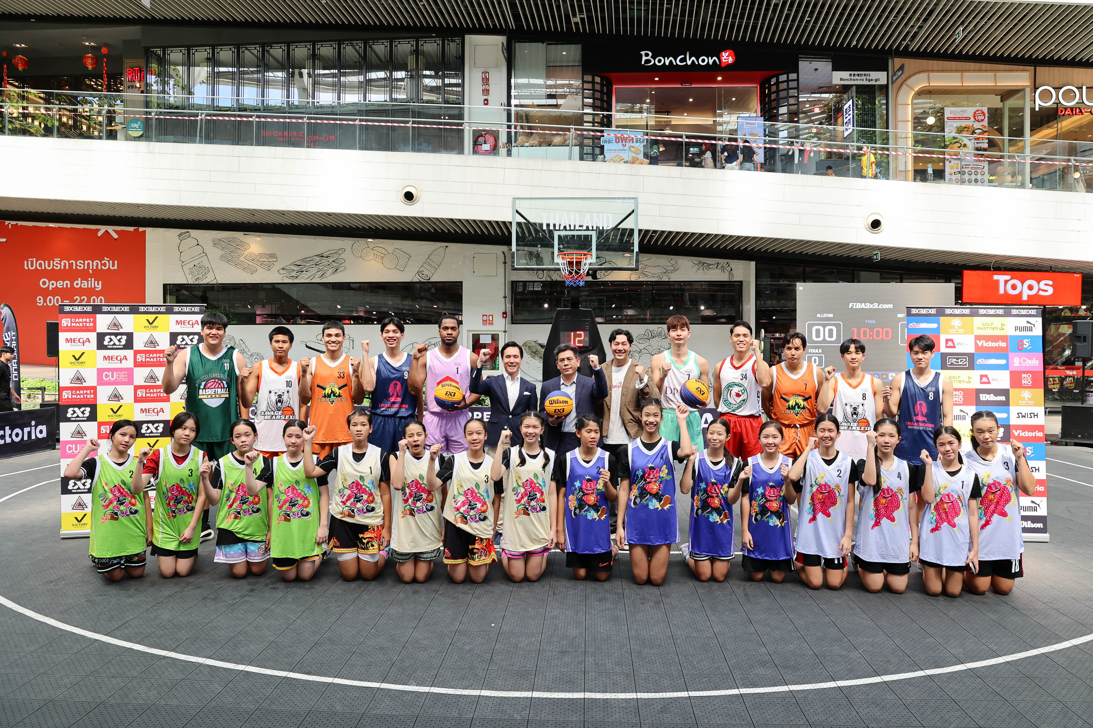เมกาบางนาร่วมกับวิคตอรี่ พาร์ทเนอร์ส เปิดพื้นที่สร้างสนามบาสกลางศูนย์การค้า เฟ้นหาทีมบาสเก็ตบอลประเภท 3 คนในรายการ 3X3.EXE PREMIER THAILAND 2024 