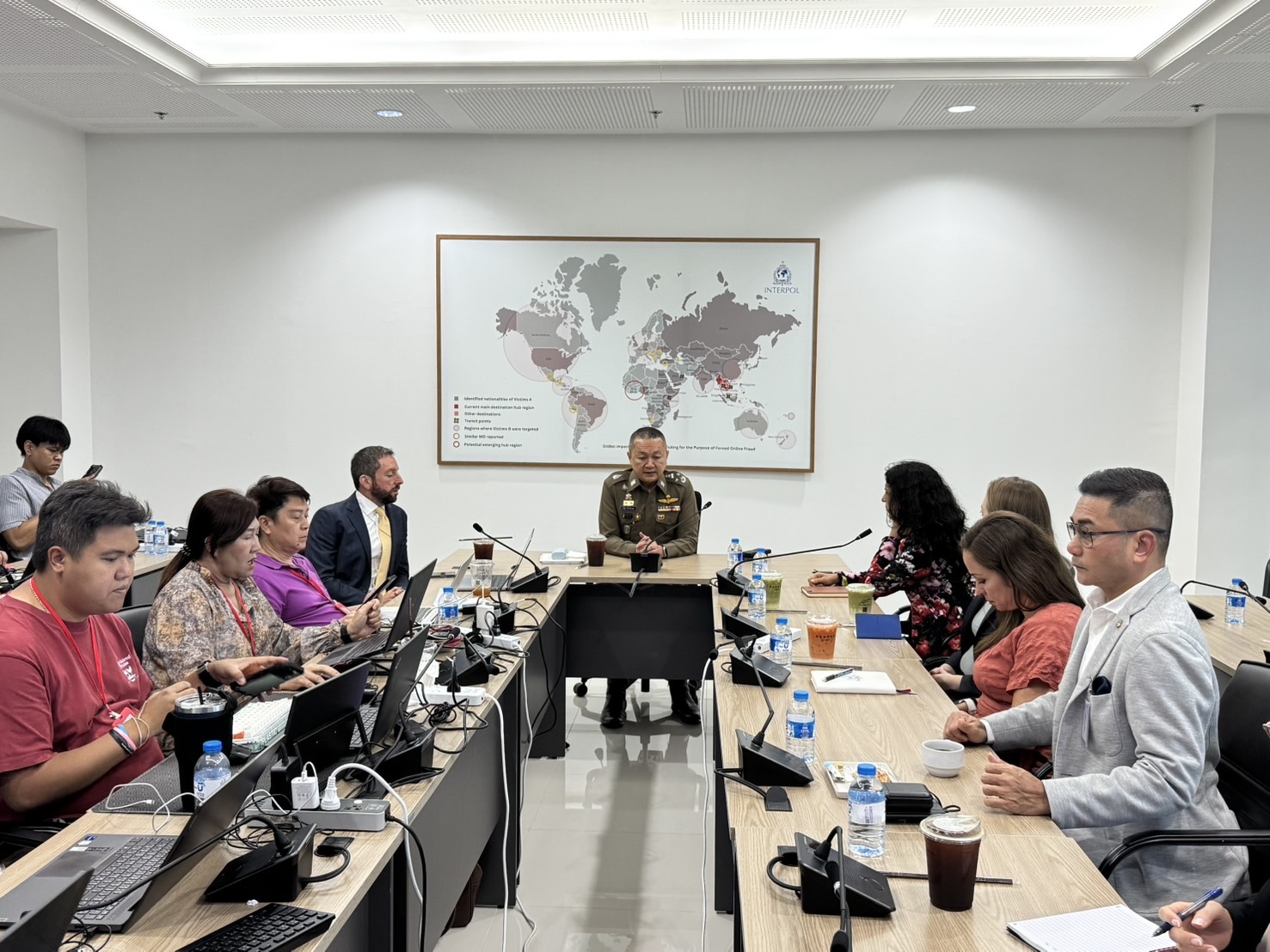 จเรตำรวจแห่งชาติ ขยายความร่วมมือ Warroom IAC หารือผู้แทน International Narcotics and Law Enforcement Affairs (INL) กระทรวงการต่างประเทศสหรัฐ