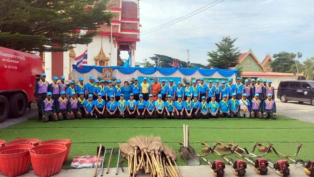 เทศบาลเมืองเขาสามยอด บูรณาการทหาร ร่วมกิจกรรมจิตอาสา Big Cleaning Day สร้างสัปปายะสู่วัดด้วยวิถี 5 ส. 