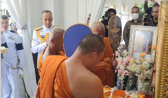 อาลัยตำรวจน้ำดี" พ.ต.ต.ศิวกร สายบัว"ท่ามกลางความโศกเศร้าในพิธีพระราชทานเพลิงศพ 