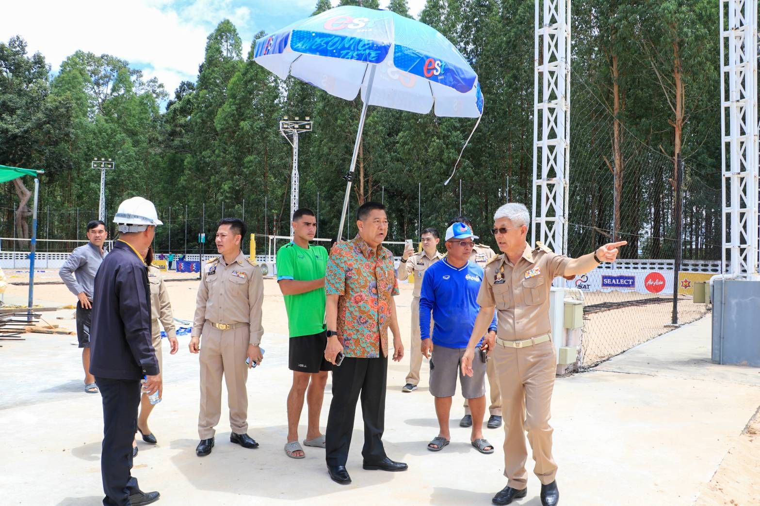 ผู้ว่าฯร้อยเอ็ดตรวจความพร้อมสนามแข่งขันวอลเลย์บอลชายหาดชิงชนะเลิศแห่งเอเชียเริ่ม13ก.ค.นี้