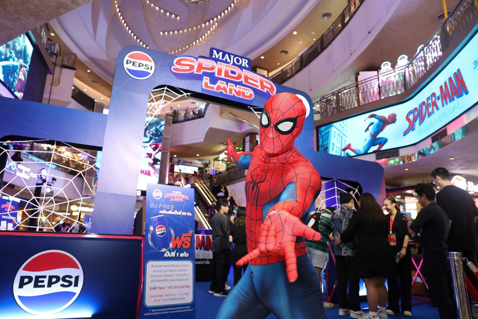 เมเจอร์ ซีนีเพล็กซ์ กรุ้ป จับมือ เป๊ปซี่® เปิด “Major Spider Land” รับ “Spider-man : Brand New Day” 29 ก.ค.-2 ส.ค.นี้